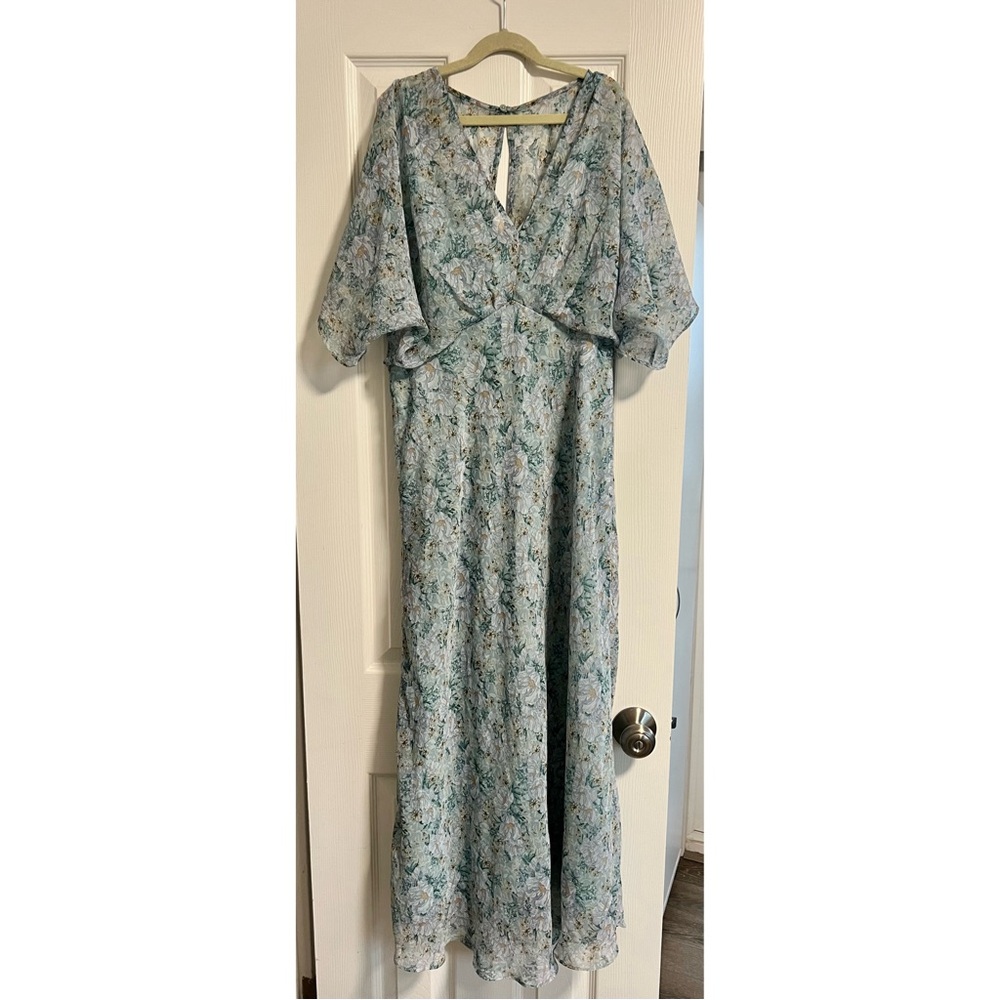 Astr The Label Flutter Sleeve Open Back Maxi Dress - image 6